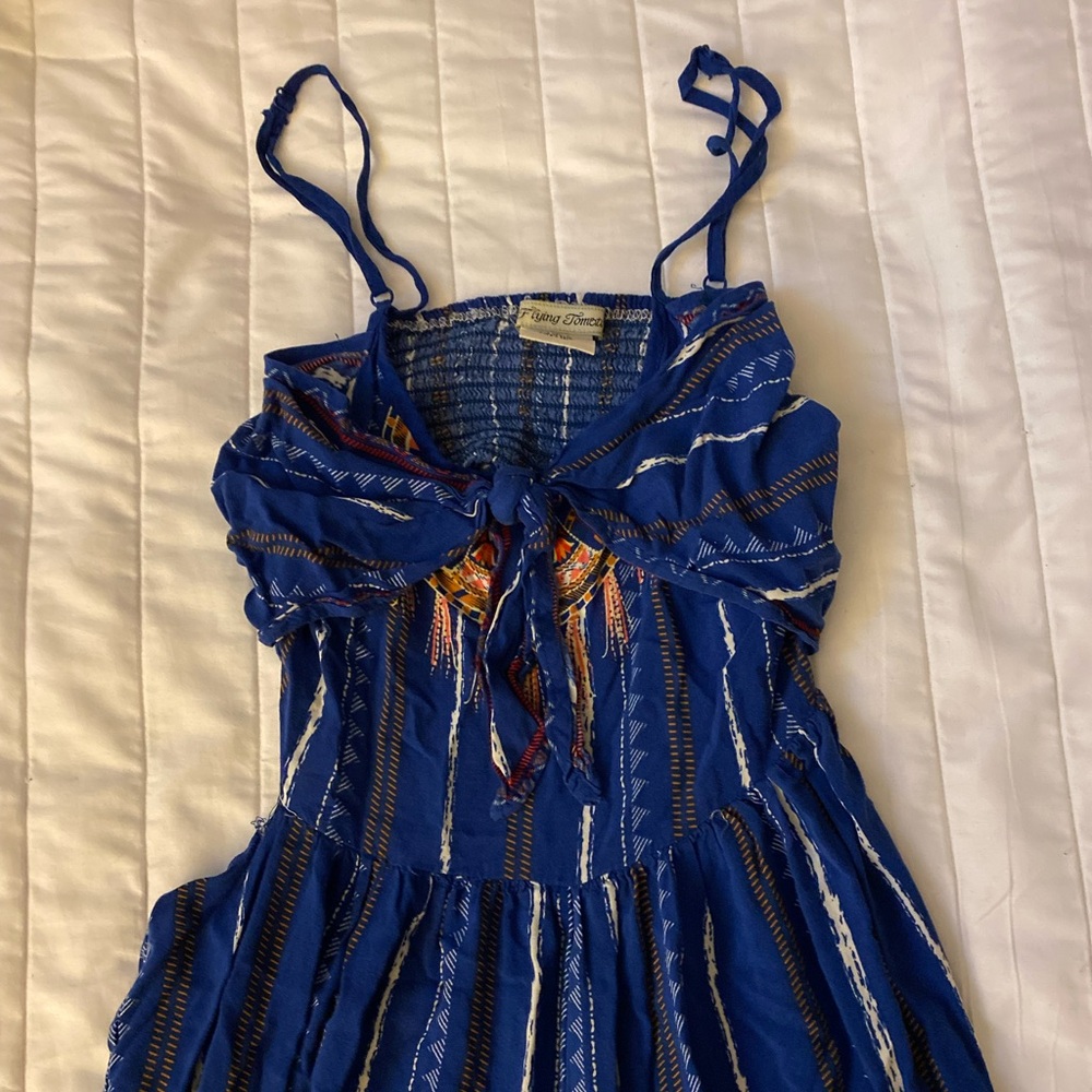 Flying tomato blue and orange jumpsuit